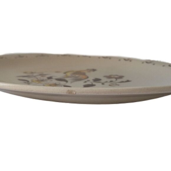 Staffordshire Old Granite Sun Up Platter Serving Johnson Brothers Rooster Vtg - Picture 8 of 13